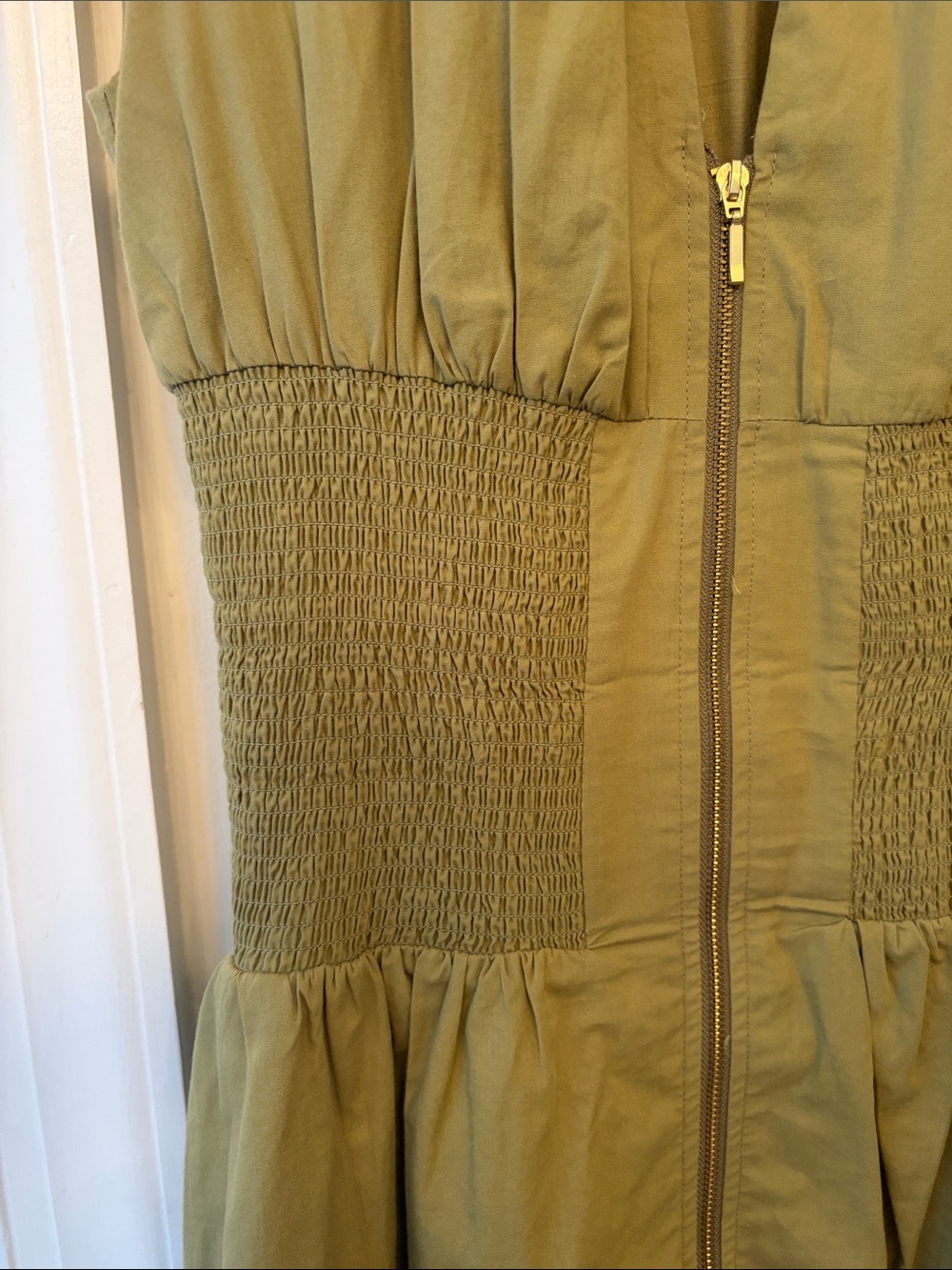 Anthropologie Tommie Zip Front Midi Dress - Picture 3 of 5